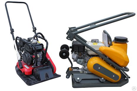 Виброплита DDE VP130-СК (дв. Loncin 6,5 л.с, плита 630×400 мм, до 350 кв. м/час, 135 кг, гл. упл. 50 см, колеса, реверс)