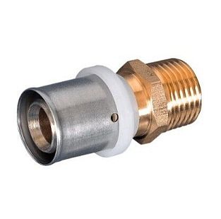 Пресс-фитинг с переходом на наружную резьбу 26x1" PN 16