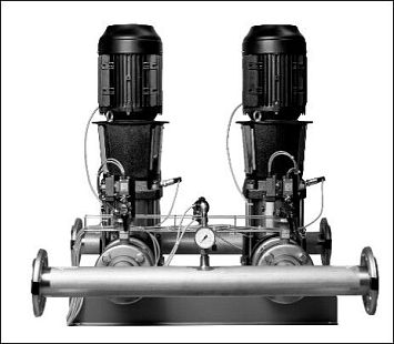 Установка пожаротушения HC-FS-V 2/1 BM 20-2A G1-B-100-25-S0T1000002000 на базе насосов BM, PN25 5-320 м3/ч ISTRATEX